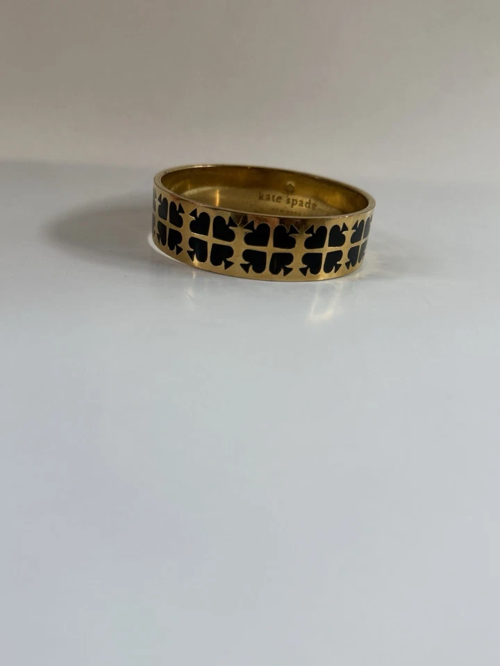 KATE SPADE Play Your Cards Right Logo Bangle Bracelet OS - Image 3 of 4