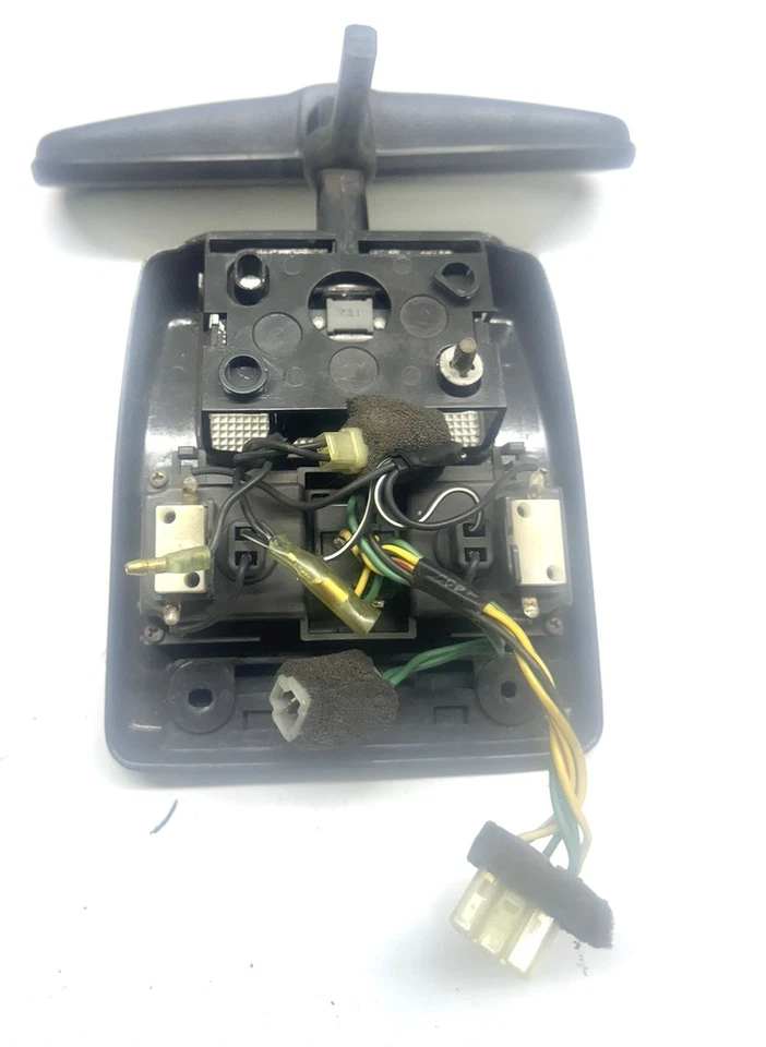 Espejo retrovisor gris con controles de techo corredizo Mazda Rx7 FC S4 S5 1986-1991 Foto 4 de 4