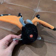 R Dakin Bug Caterpillar Monarch Butterfly Plush Insect Orange Black 1981 6