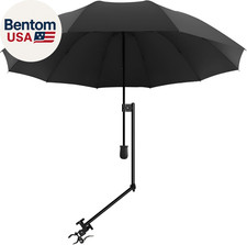 UPF 50 Beach Umbrella with Adjustable Universal Clamp