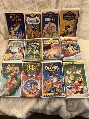 REVISED LOT 34 KID VHS : DISNEY,BLUTH,WONKA,CHITTY BNG, ROGER RABBT,AMERICN TAIL