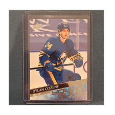 Upper Deck 2020-21 Young Guns Dylan Cozens Buffalo Sabres Rookie Card #495. rookie card picture