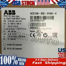 ACS150-03E-01A9-4 ABB Frequency Converter 3P AC380V~480V 0.55KW BrandNew Box! Zy