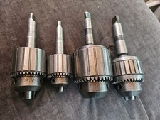 lot of 4 Jacobs Ball Bearing - SUPER CHUCKS 14N, 18, 11 3A w/ Morse 2 , 3 taper