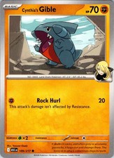 Cynthia's Gible 109/217 Common Ascended Heroes Pokemon Near Mint