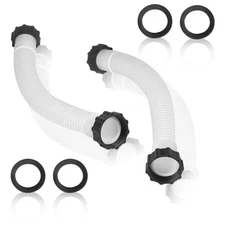 2 Pack 11535 Pool Sand Filter Pump Hose, 16 Inch Hose for Above Ground Pool, ...