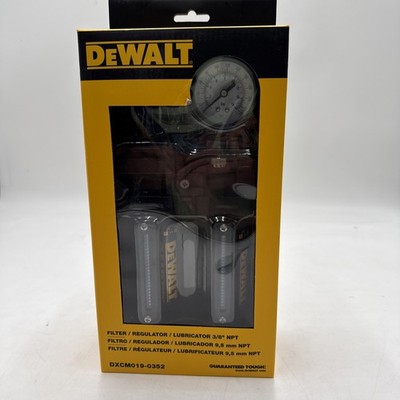 DeWalt DXCM019-0352 3/8'' Compressed Air Filter Regulator Lubricator