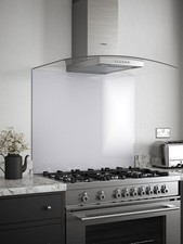 Self Adhesive Glass Splashback Platinum Kitchen Cooker Sink Hob Oven Back Panel