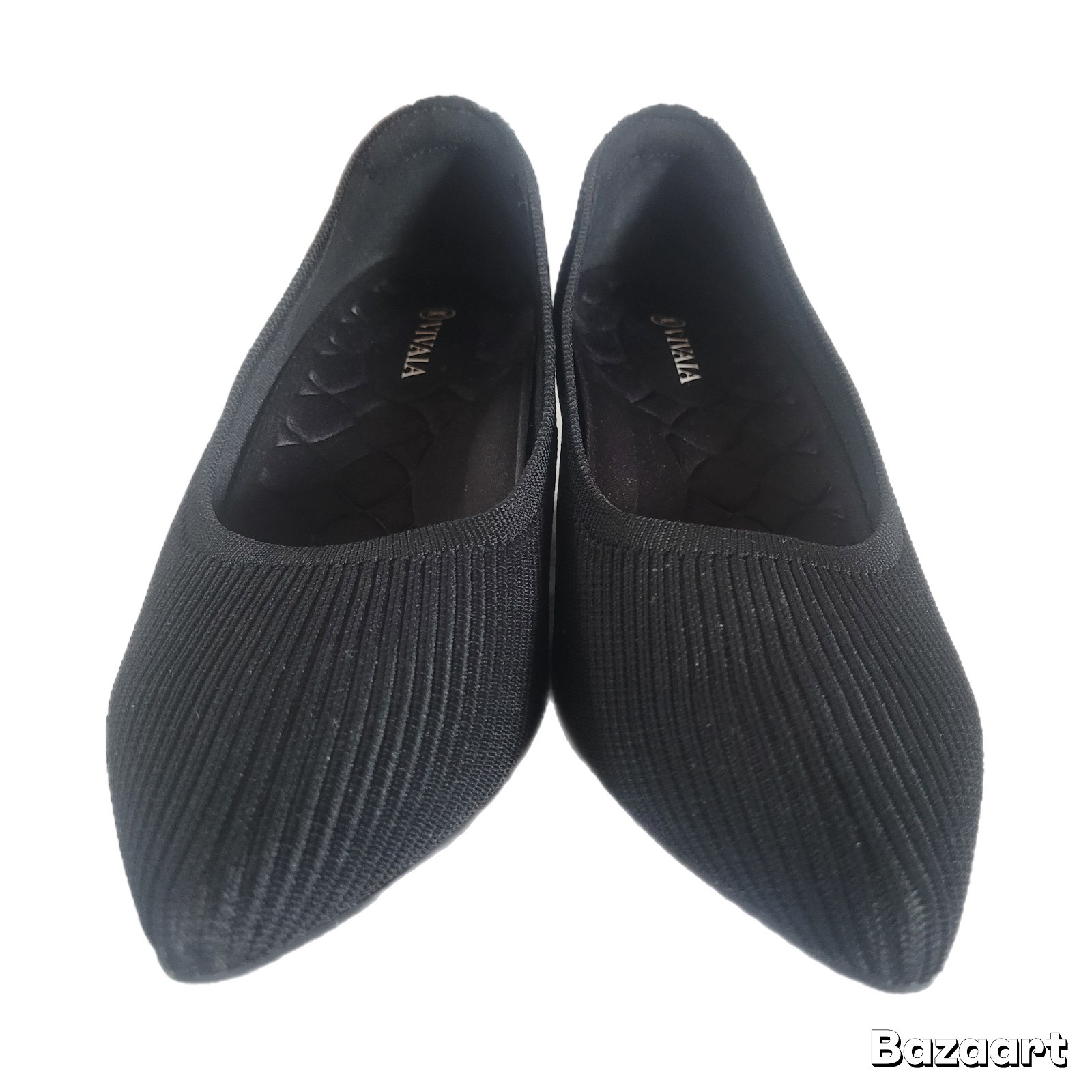 Vivaia Women's Stretch Fabric Upper Pointed Toe Wedge Heel Pumps EU 41 / US 10