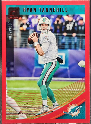 2018 Donruss Ryan Tannehill #164 Red Press Proof *Buy 2 Get 1