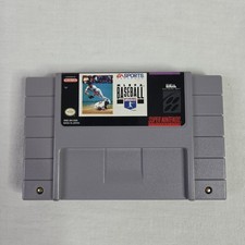 MLBPA Baseball - Super Nintendo SNES Game Cartridge 1994 Tested Authentic 