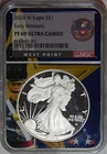 2024-W NGC EARLY RELEASE PF69 ULTRA CAMEO AMERICAN SILVER EAGLE -WG1