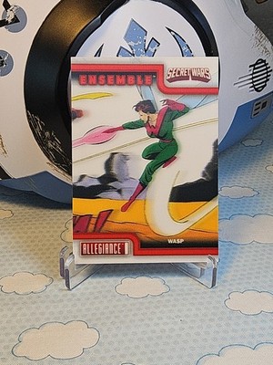 2023 UD Marvel Secret Wars Ensemble Lenticular Card Wasp E-13