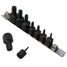 3/8" 1/2" Drive Screw Stud Spiral Extractor Remover Removal Set 2 - 14mm 9pc