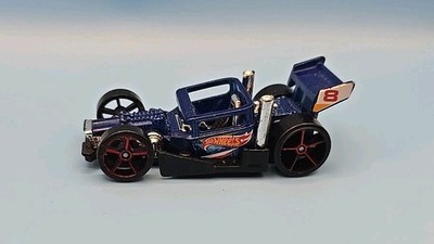 2015 Hot Wheels HW Race Team  BLUE Bone Speeder Diecast Toy Car Loose