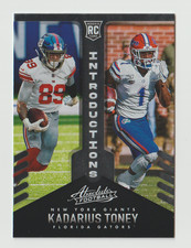 2021 Absolute Introductions #10 Kadarius Toney RC - New York Giants