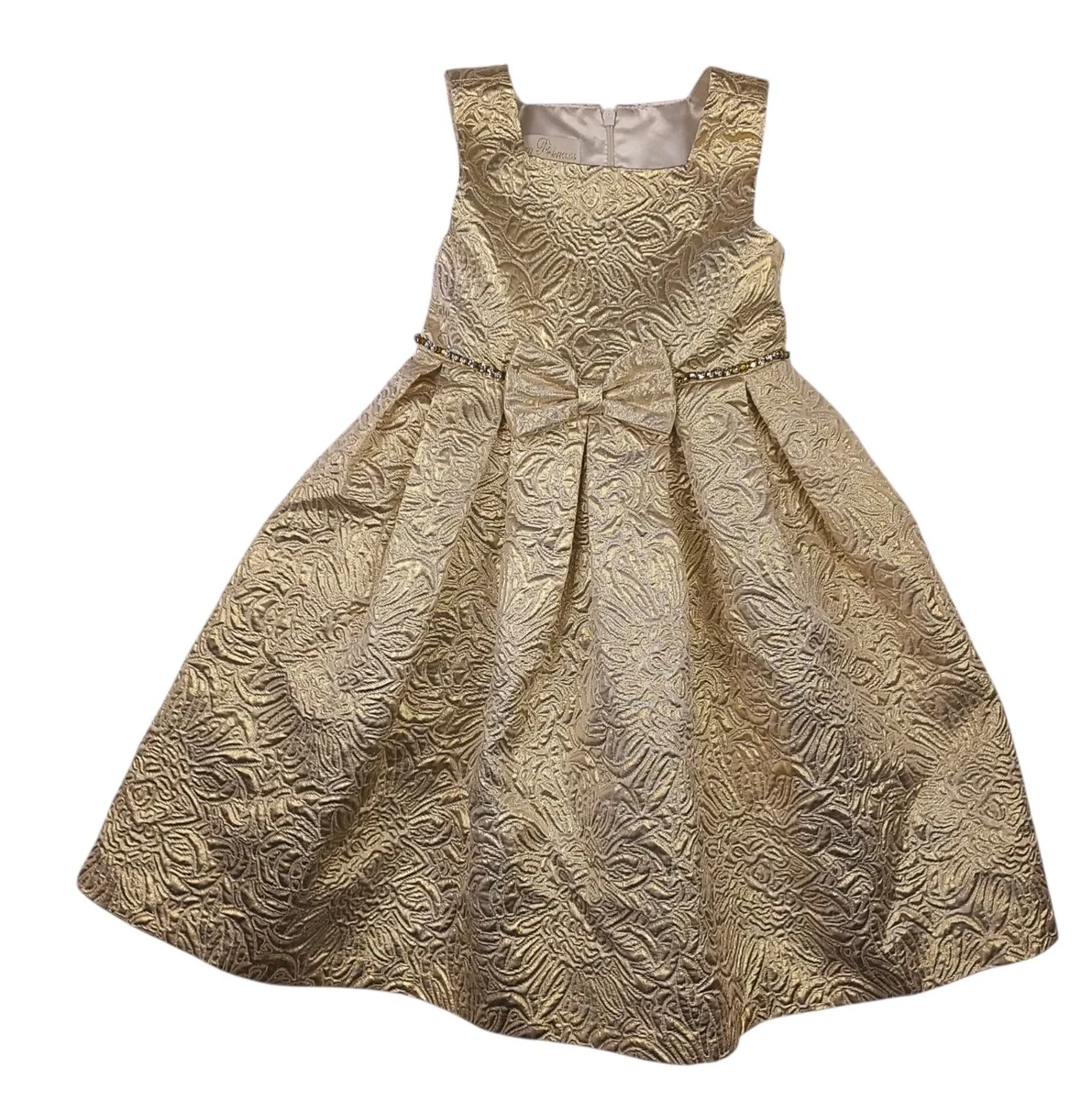 gold dress plus Vintage Off Shoulder Gold Satin Draped Evening Gown main image 1