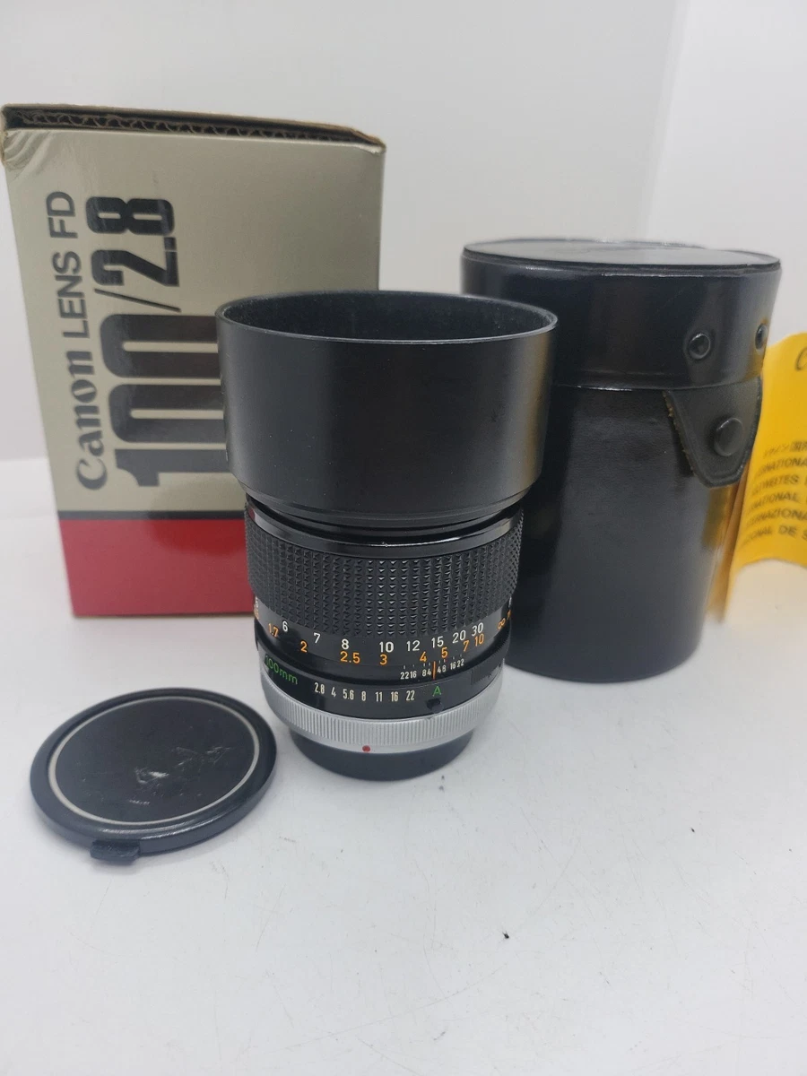 Canon FD 100mm Focal Camera Lenses for sale | eBay UK