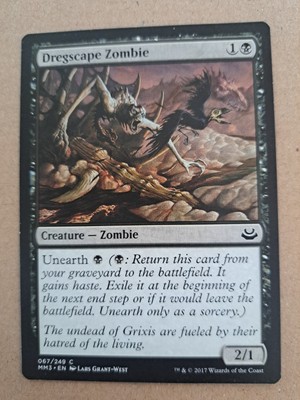 Dregscape Zombie - Foil MTG Modern Masters 2017 Near Mint Magic 