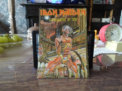 Iron Maiden - Somewhere In Time ++ Postkarte ++ unbeschrieben ++ 7 ++