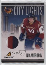 2010-11 Panini Pinnacle City Lights Materials Prime /25 Nik Antropov #18 n1u