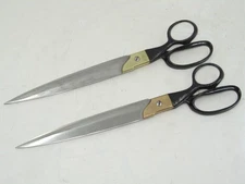 TWO I.P. Hyde Southbridge, MA Long Desk, Paper, Wallpaper Scissors