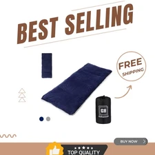 Lightweight Foldable Camping Sleeping Pad - Soft Microfiber for Camping 75”x29”