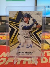 2026 Topps Series One Isaac Collins Baseball Stars Autograph Card EM2