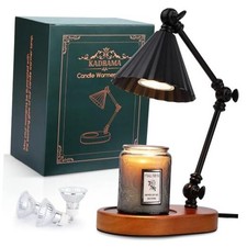 L mpara calentadora de velas, calentador de velas con temporizador, Negro