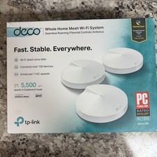 TP-Link Deco M5 Mesh WiFi System - WiFi Router/Extender Replaceme (3-Pack)