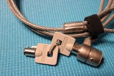 Kensington Laptop Computer Security Lock Cable Chain With 2 Key