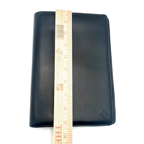 Franklin Covey Black Faux Leather Classic Notepad Cover Padfolio - Picture 7 of 8