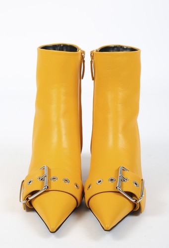 Balenciaga Belt Yellow Leather Pointed 