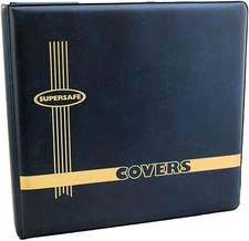 Supersafe #6 First Day Cover FDC Binder Blue 3 D Rings New Large Capacity