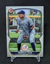 Roderick Arias Prospect Rookie Card 2023 Bowman Base #BP-135 New York Yankees