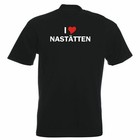 T-Shirt - i Love Nastätten - Herren - Stadt Party Fasching