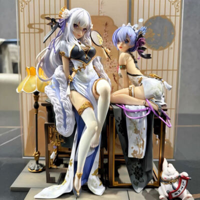 Re:life In A Different World From Zero Emilia Rem Statue Model Figure Action New