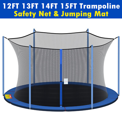 12-15FT Trampoline Replacement Safety Net Jumping Mat Pad - Main Image