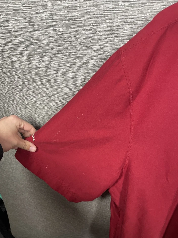 Pullover rojo con media cremallera dorado Callaway para hombre - talla XL - Foto 2 de 4