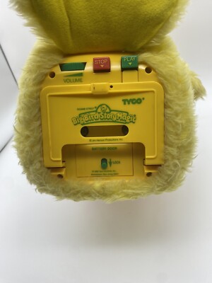 Vintage 1986 Ideal® Big Bird Story Magic Plush Cassette Player