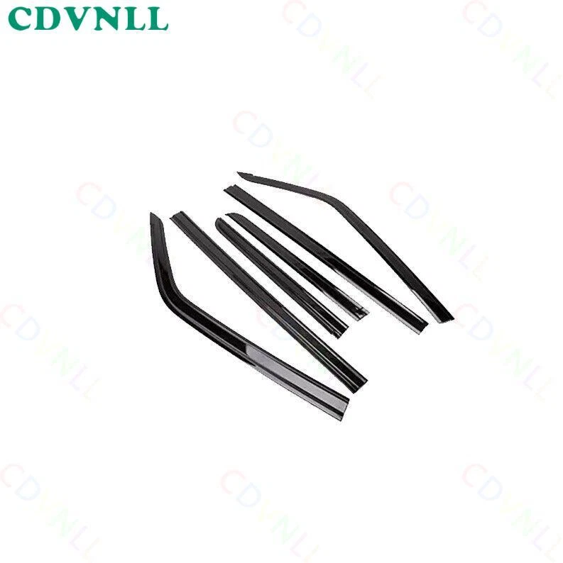 Para Mitsubishi Pajero Montero 06-19 Negro Mate Visera Ventana Lluvia Deflector de Viento Foto 2 de 4