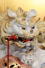 陶瓷白色日本古董雕像| eBay