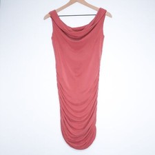 Windsor Womens Bodycon Dress Size Medium Pink Ruched Feminine Barbie Office