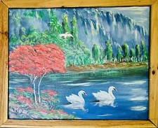 Acrylic original painting on canvas to decorate your House wall