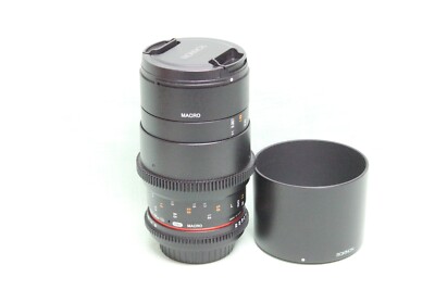 Rokinon 100mm T3.1 Telephoto Macro Lens for Sony A-Mount