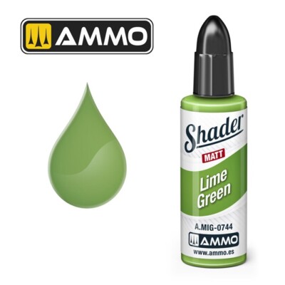 Ammo MIG A.MIG-0744 - MATT SHADER Lime Green - Neu