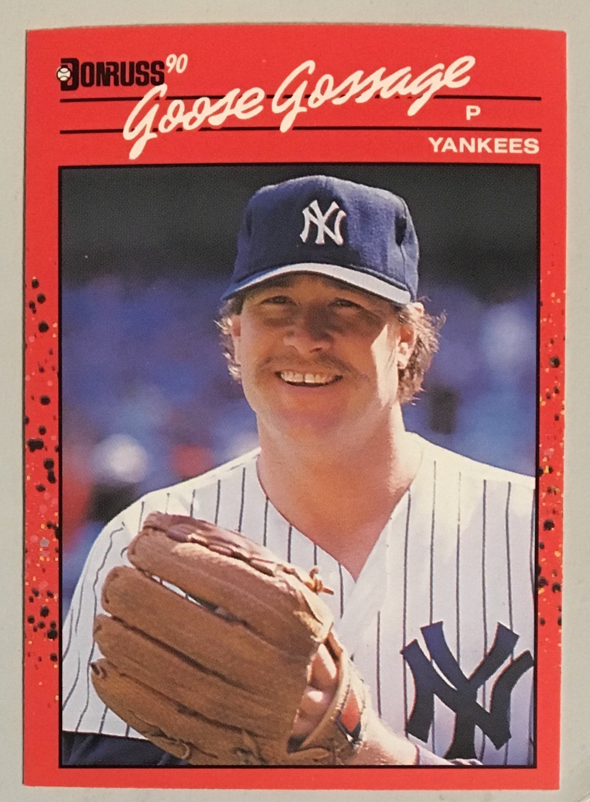 1990 Donruss Goose Gossage Baseball Card in Excellent Condition
