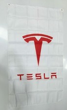 Tesla Motors Styl3 Banner Flag Car Electric Model S 3 Roadster Mechanic Man Cave