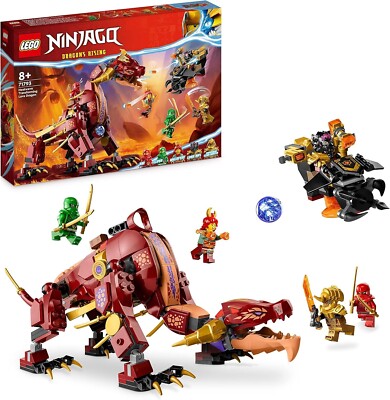 LEGO NINJAGO LAVA DRACHE TRANSFORMER HEATWAVE - LEGO 71793