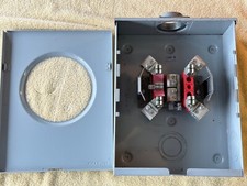 Milbank S9200 Meter Socket Base Box Single Phase 1PH 5 Terminal Ringless